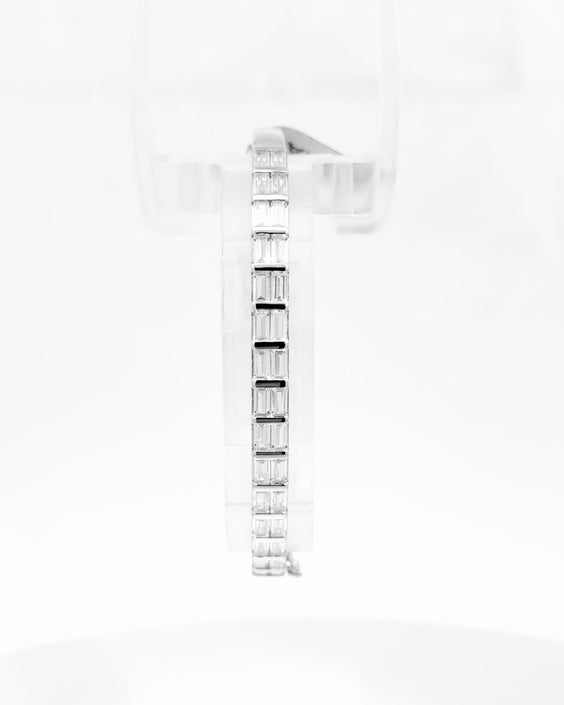 Argent Baguette Link Bracelet