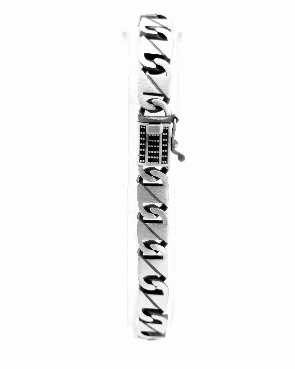 Slate Link Curb Bracelet 2