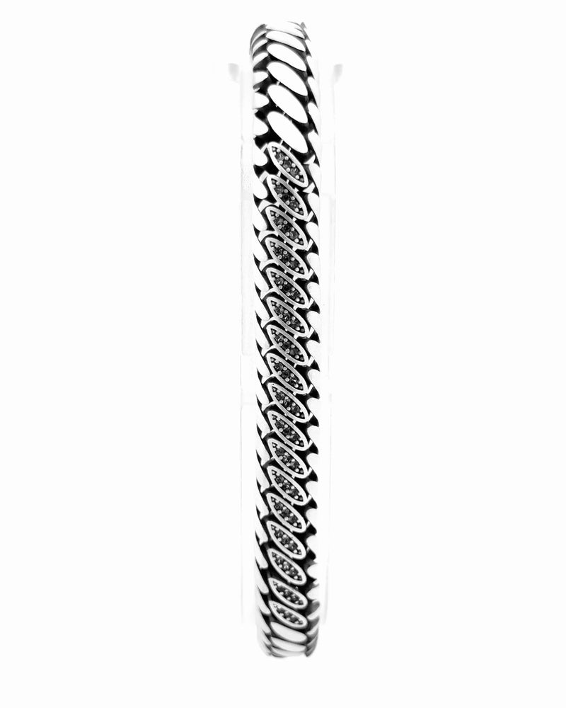 Eclipse Pavé Curb Bracelet