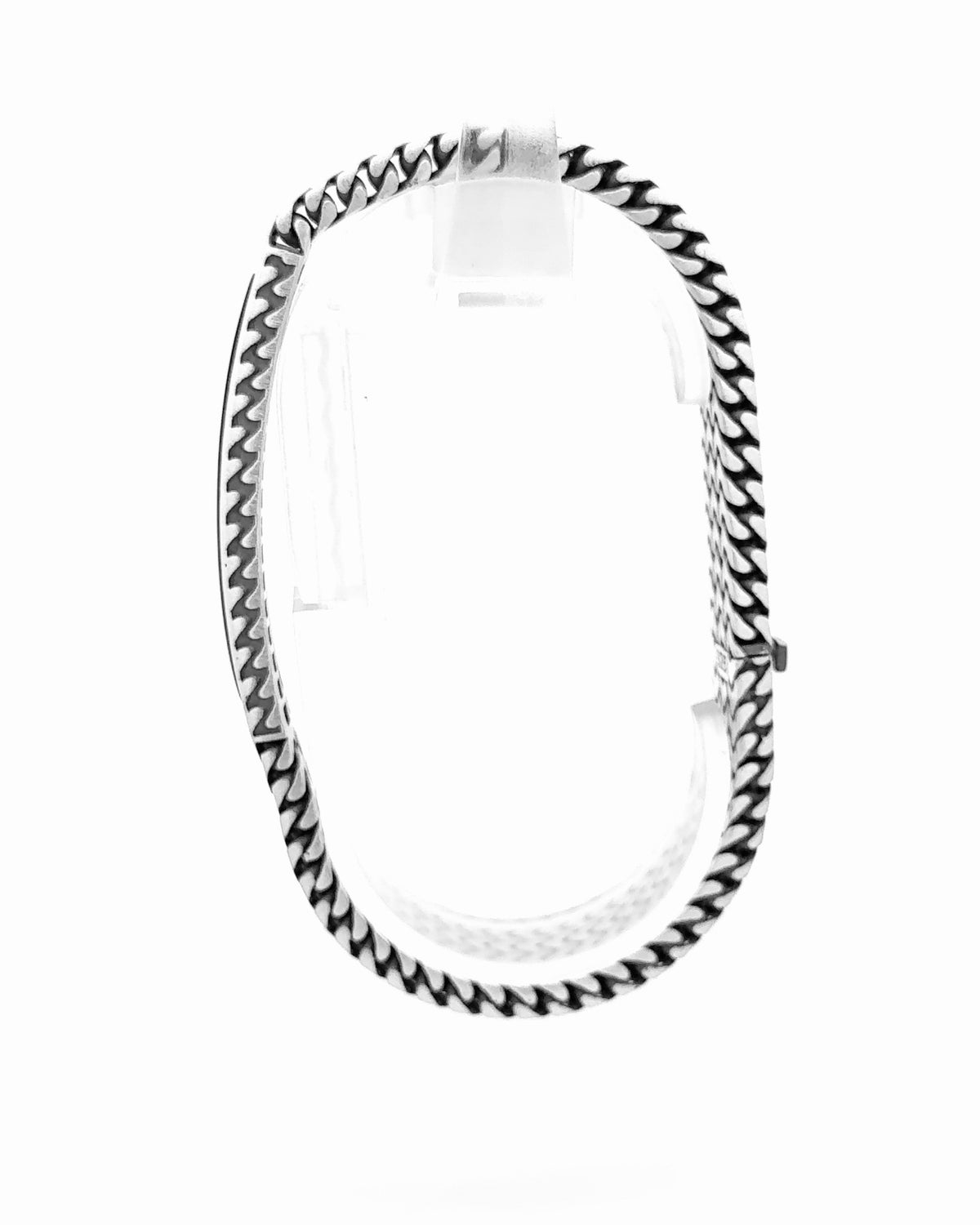 Onyx Chevron Curb Bracelet 3