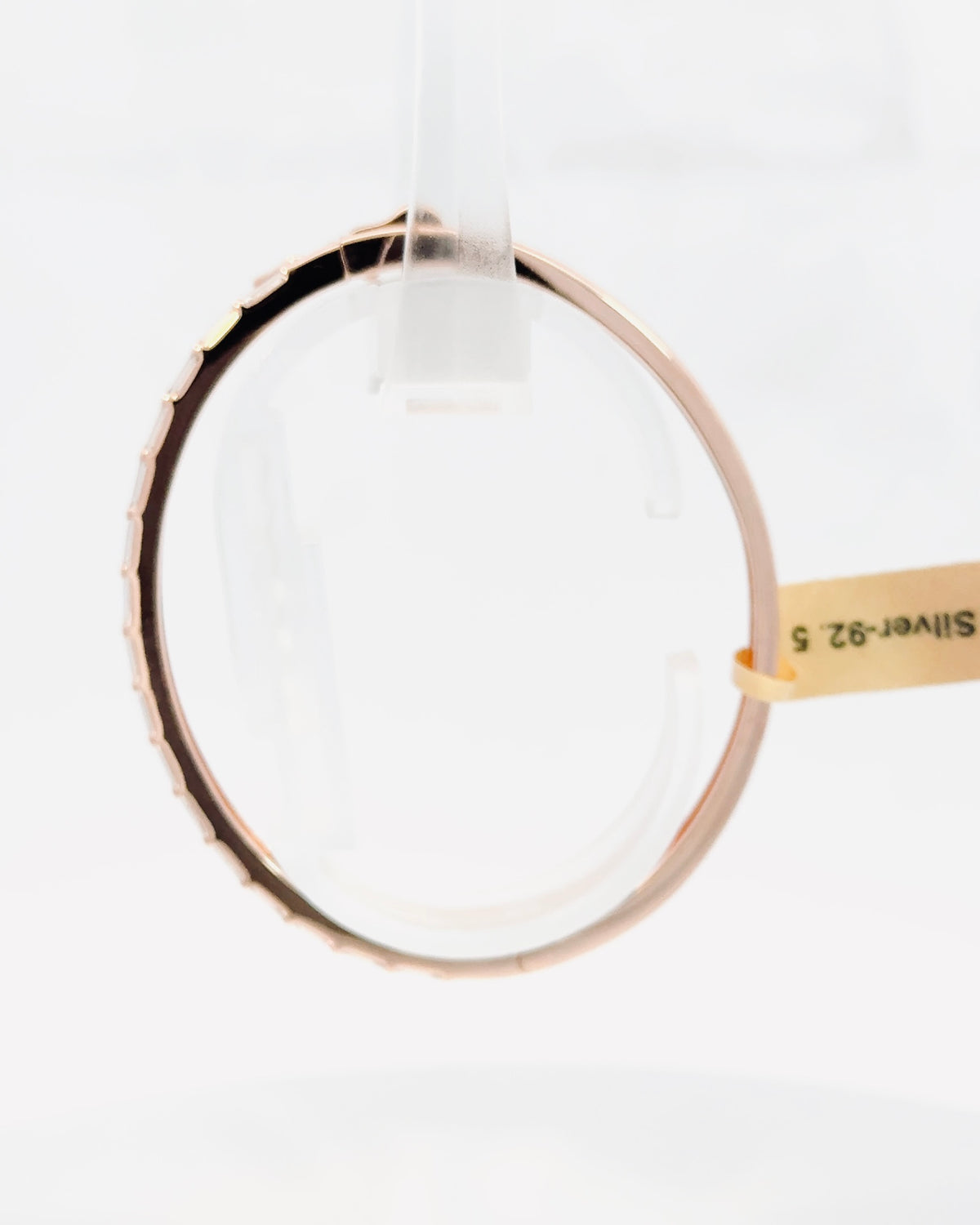 Rosé Baguette Link Bracelet 2