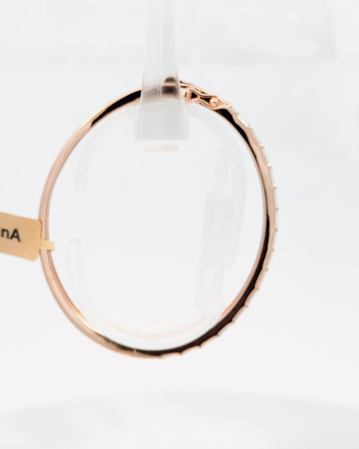 Rosé Baguette Link Bracelet 3