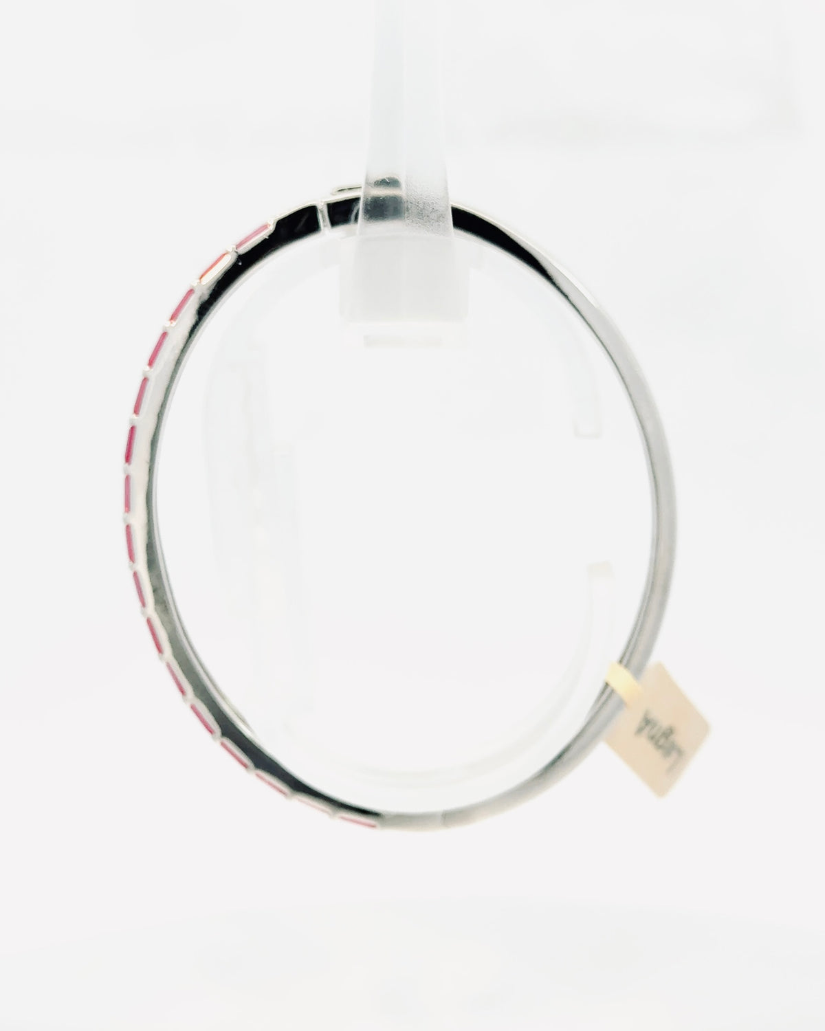 Fuchsia Baguette Bracelet 2