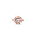 Rose Halo Double Band Ring 1