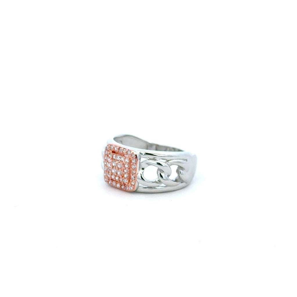 Rose Grid Icon Ring 3