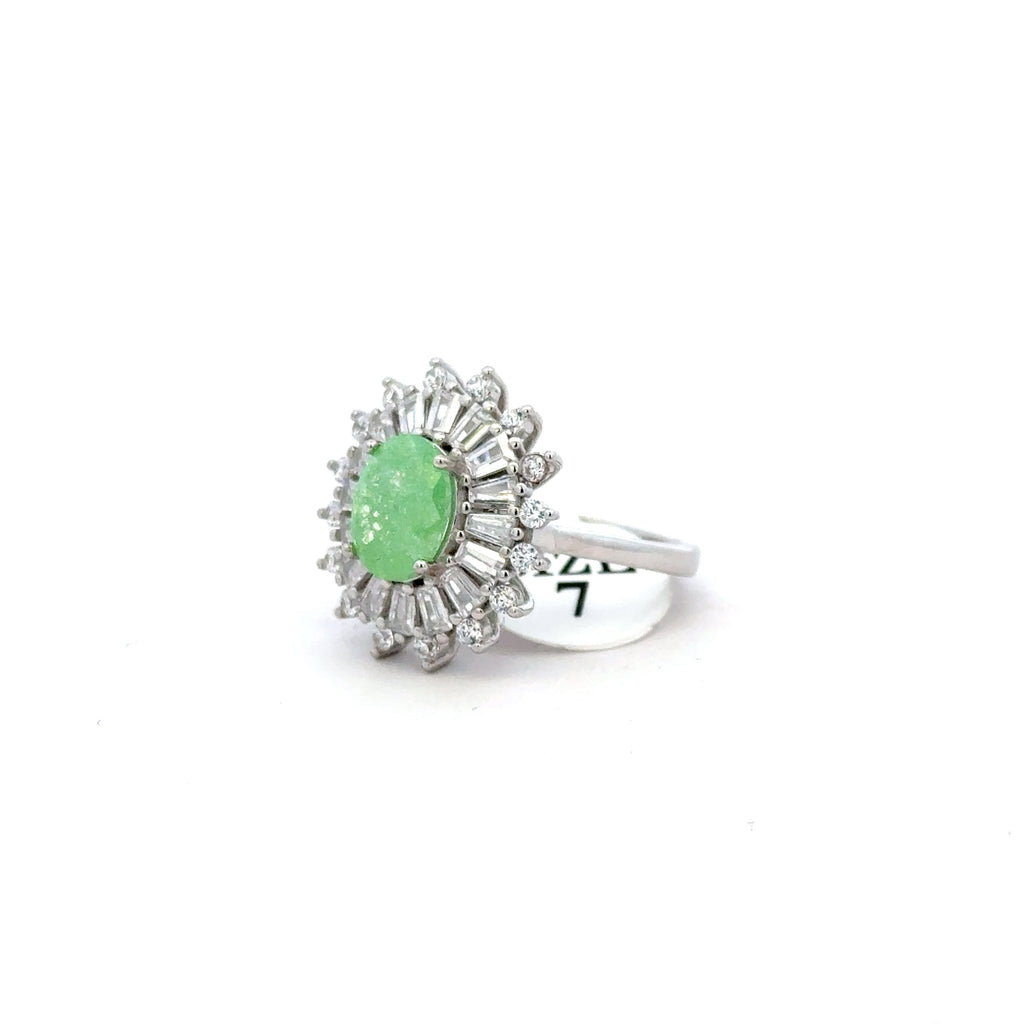 Emerald Sunflower Ring 1