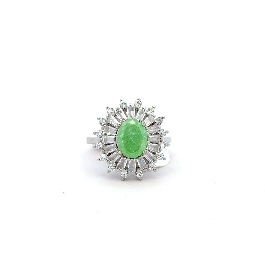 Emerald Sunflower Ring 3