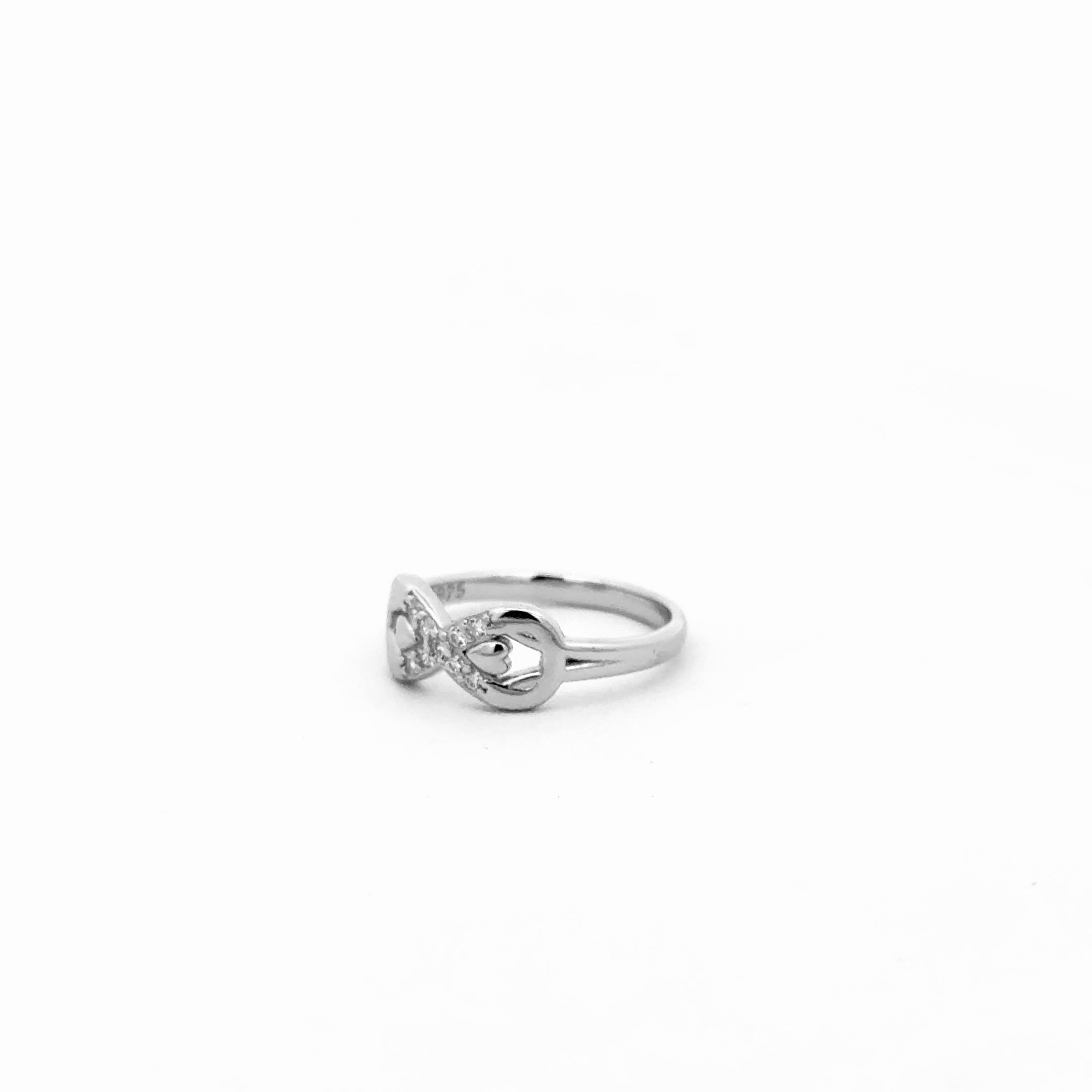 Infinity Hearted Ring 2
