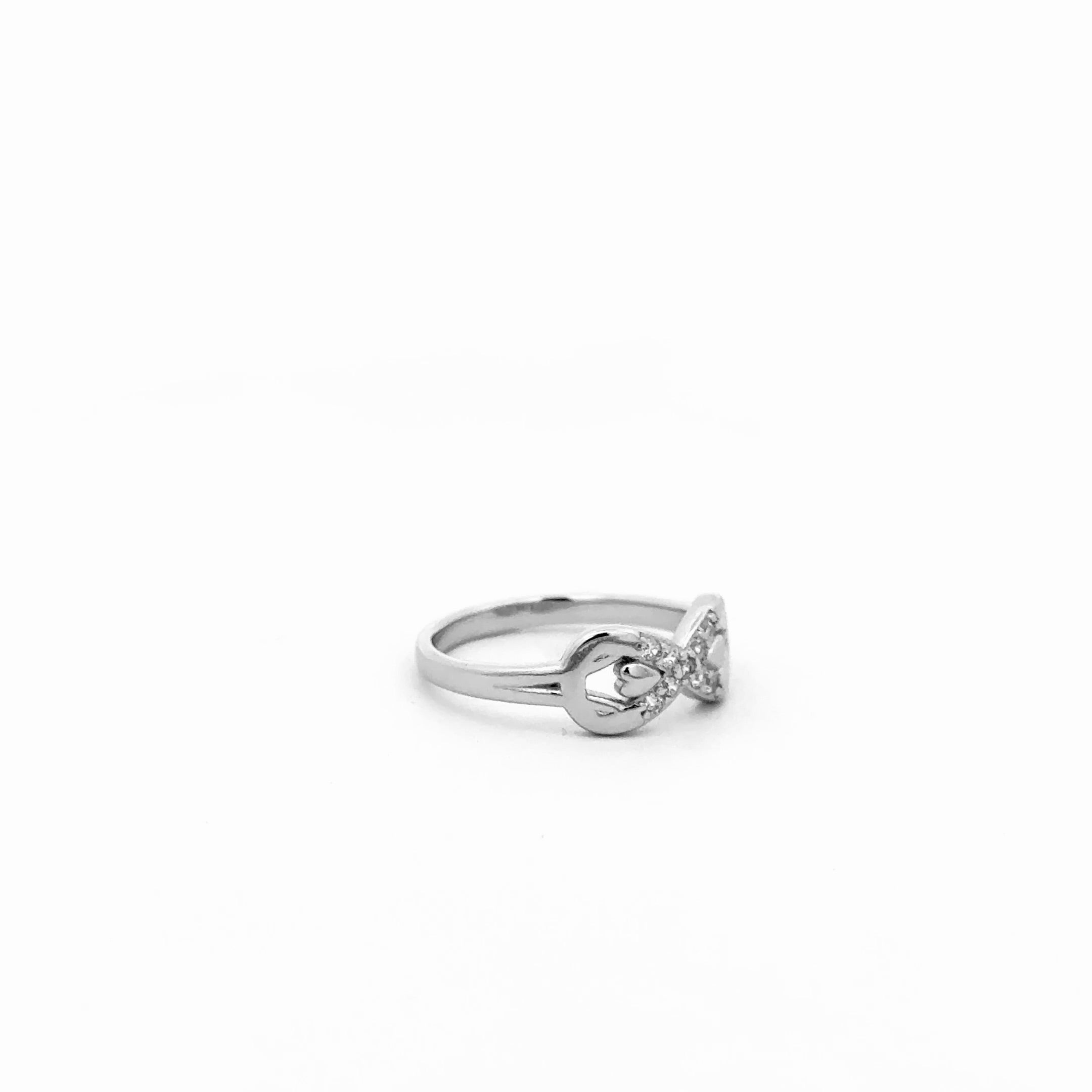 Infinity Hearted Ring 3