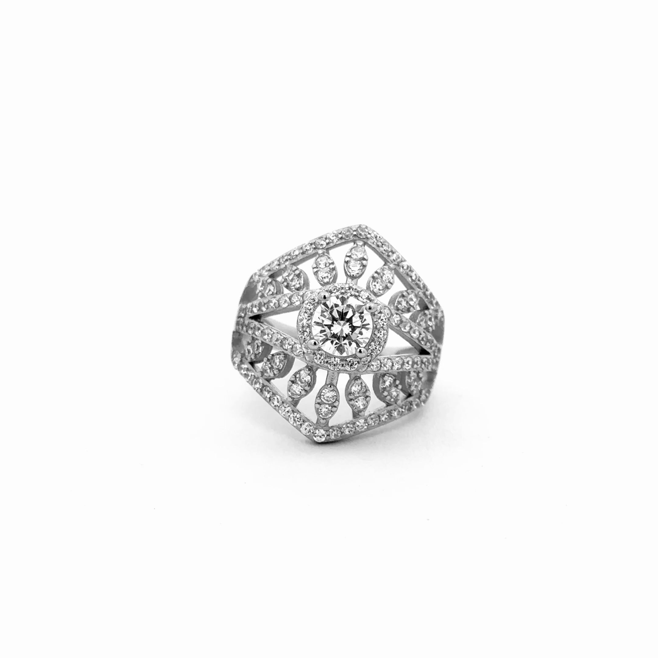 Vintage Art Halo Ring 1