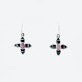 Pink Enameled Earring 1