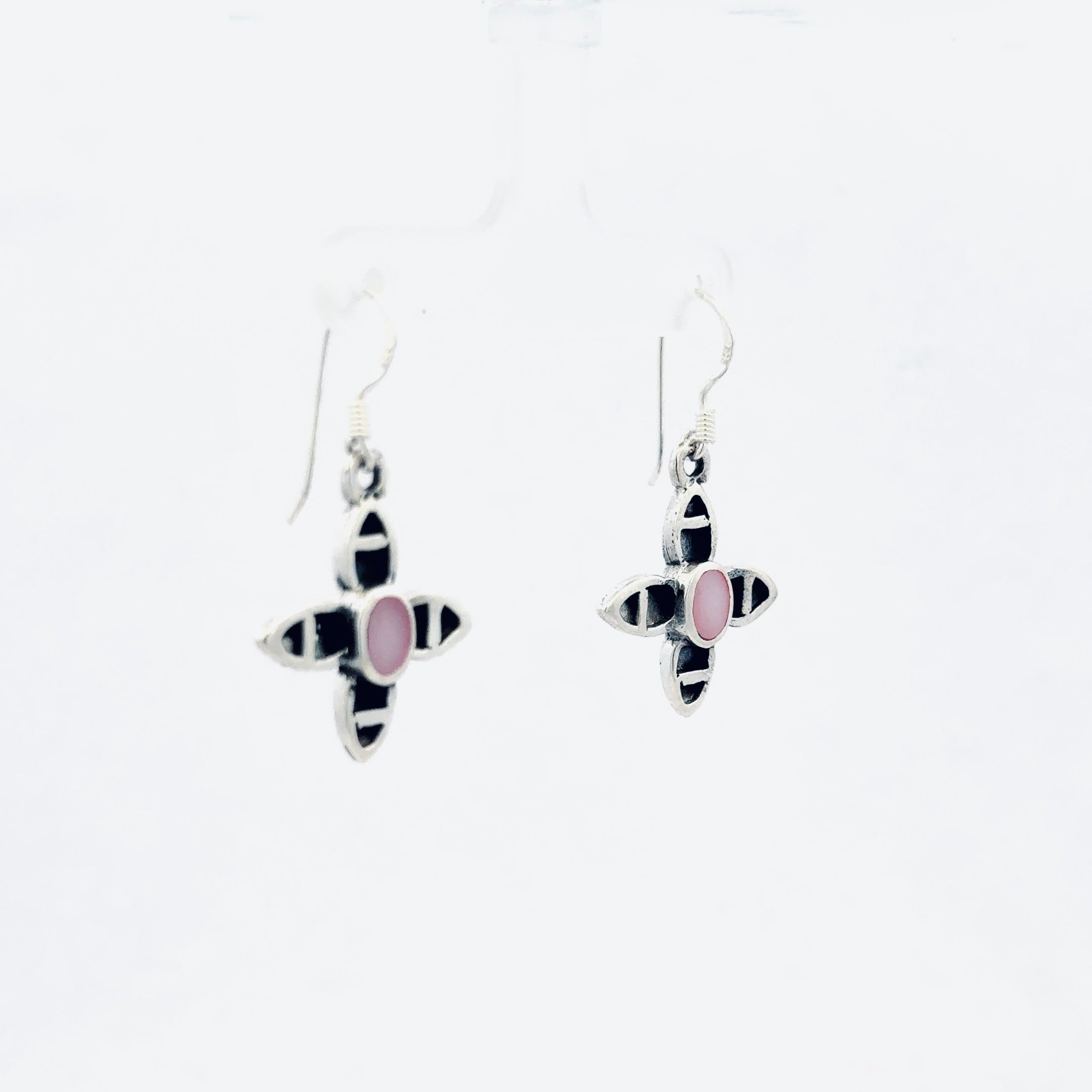 Pink Enameled Earring 3