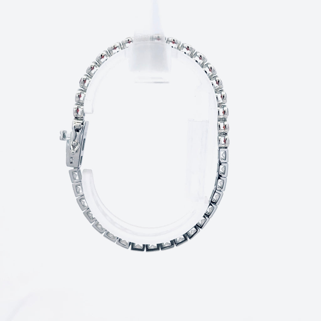 Half Red Tennis Bracelet 1
