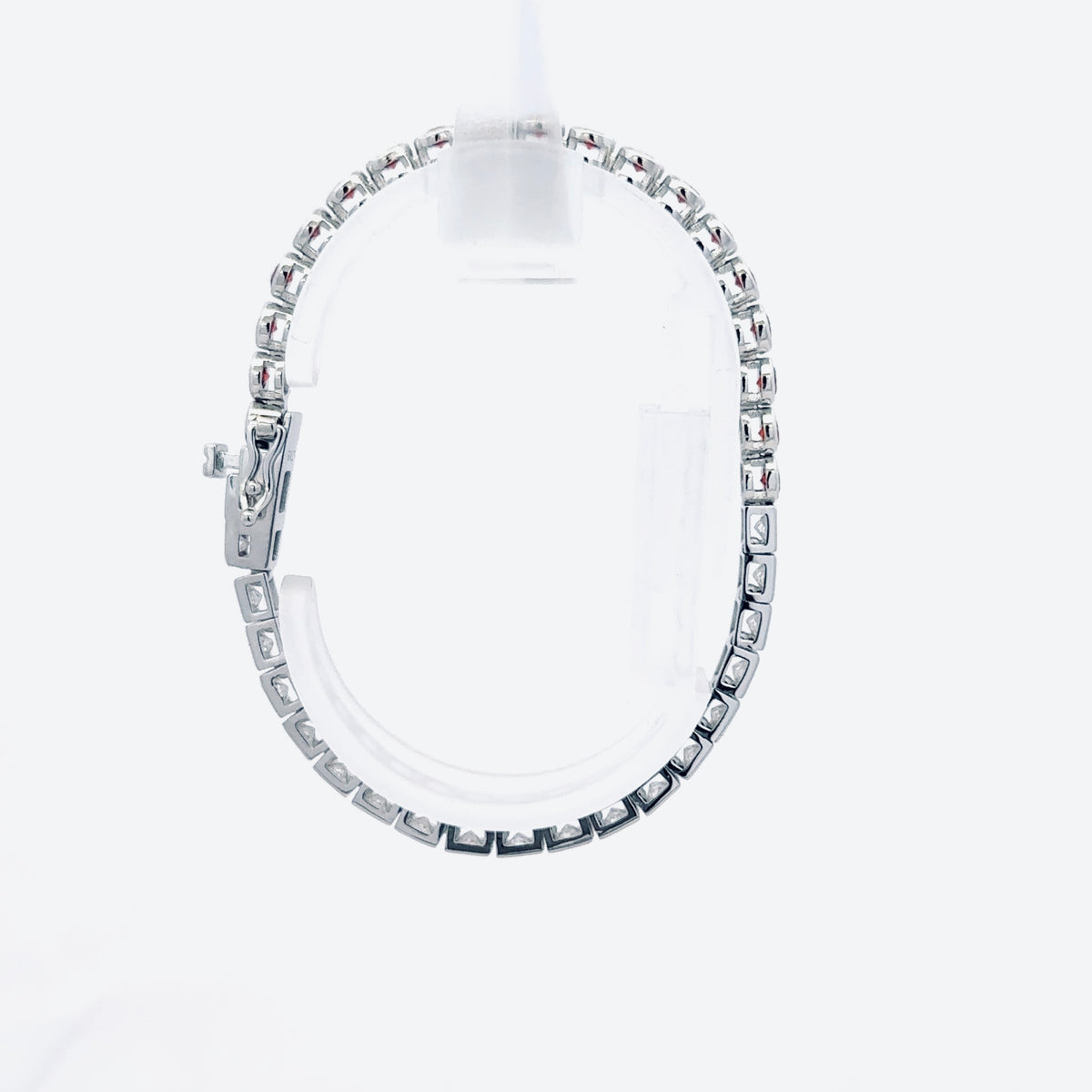 Half Red Tennis Bracelet 1