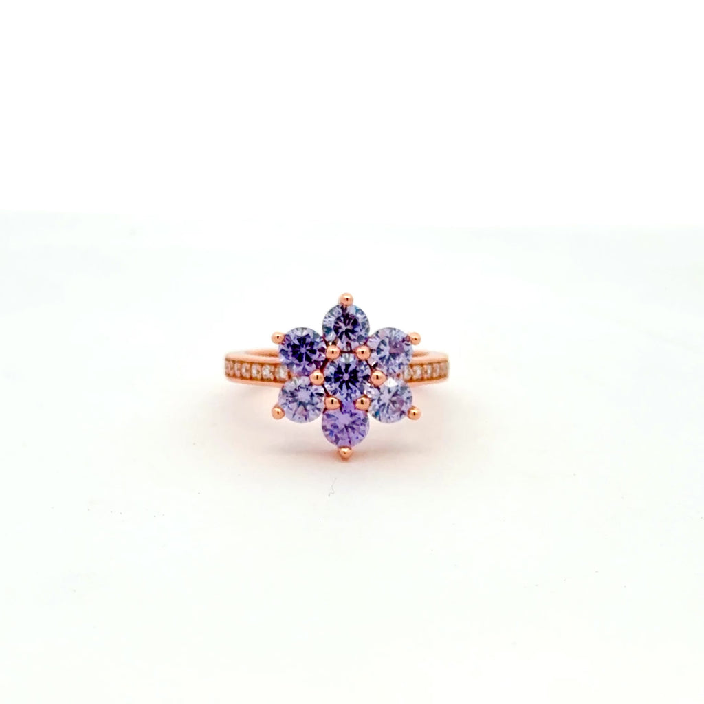 Floral wave Ring