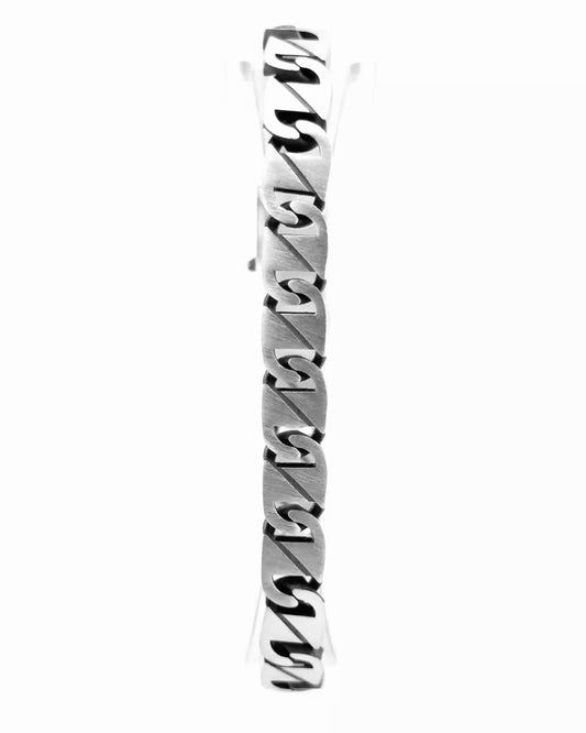 Slate Link Curb Bracelet