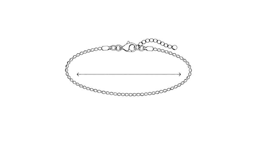 Measuring bracelet length